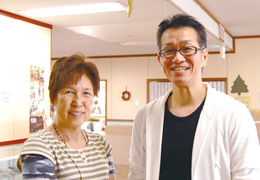vol026 原見篤さん（右）と西崎のり子さん
